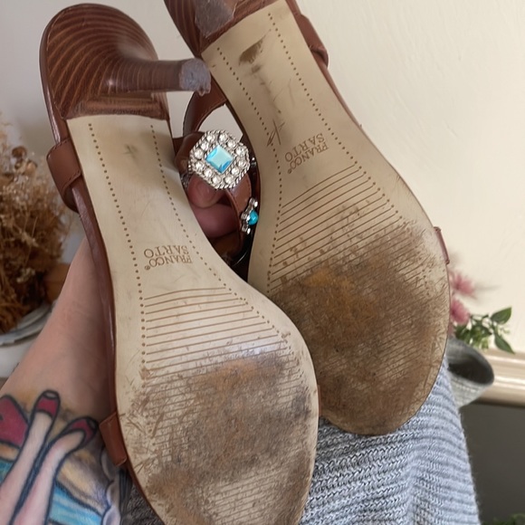 Franco Sarto Slip on Heels - Picture 3 of 5